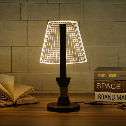 Lampe de table de style 2D à intensité variable