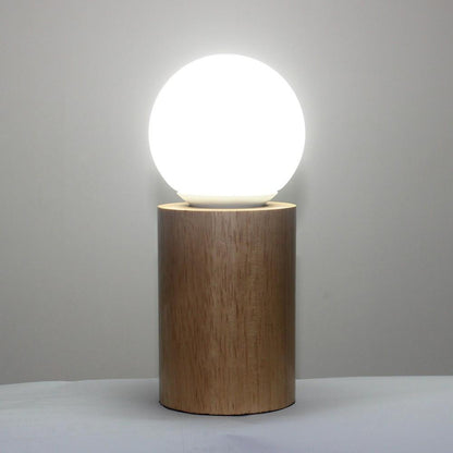 Lampe de table moderne en bois à intensité variable
