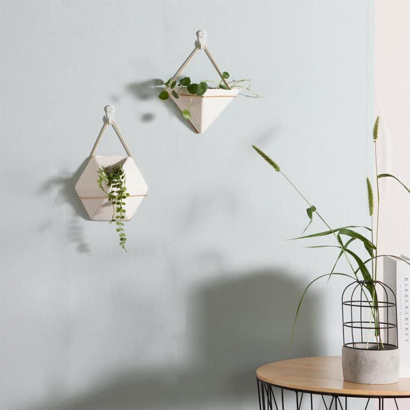 Hanging Ceramic Flowerpots