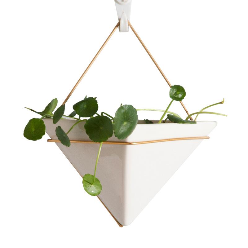 Hanging Ceramic Flowerpots