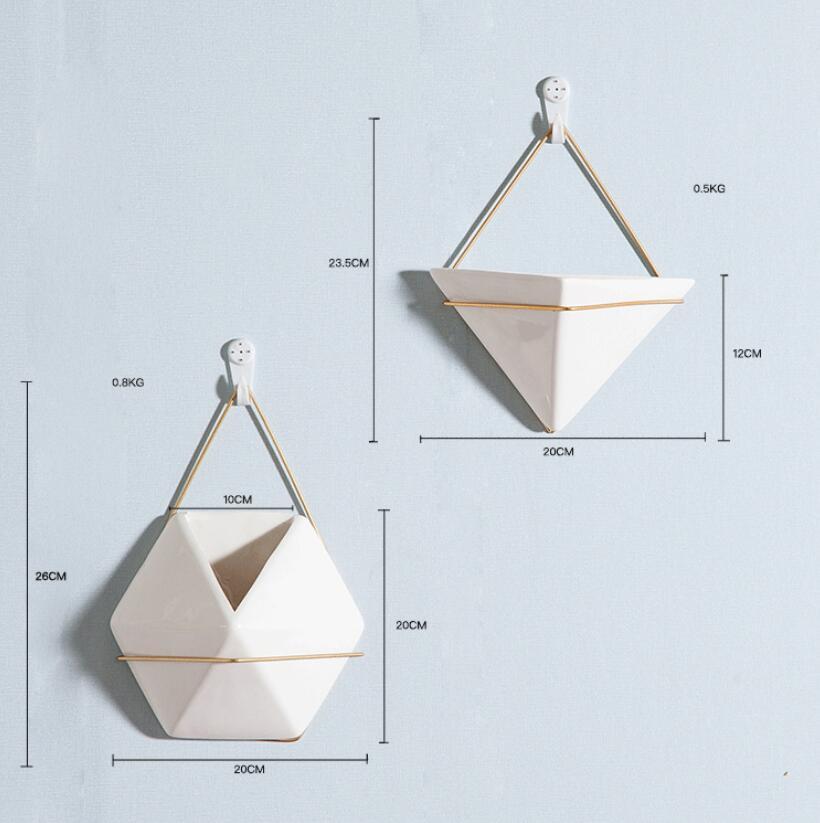 Hanging Ceramic Flowerpots