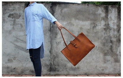 Crazy Horse Leather Tote Bag | Crazy Horse Leather Should Bag