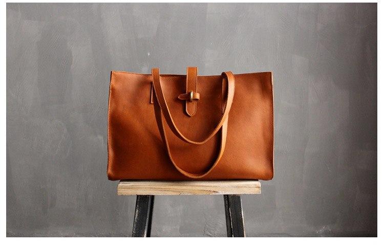 Crazy Horse Leather Tote Bag | Crazy Horse Leather Should Bag