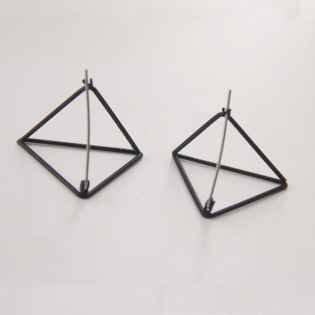 Geometric Pyramid Earrings