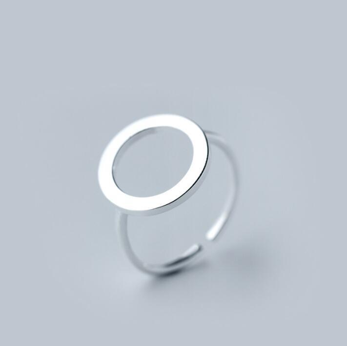 Adjustable Geometric Circle Ring