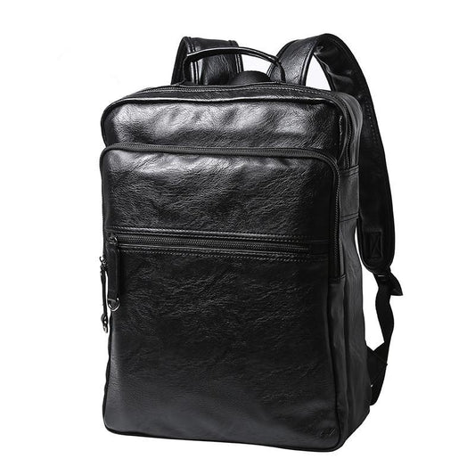 Sac en cuir noir