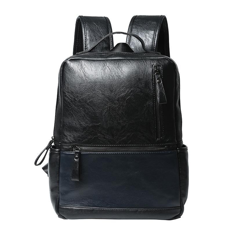 Leather Travel Laptop Backpack