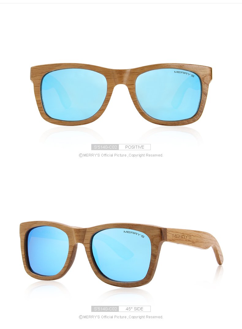 Polarized Wooden Sunglasses