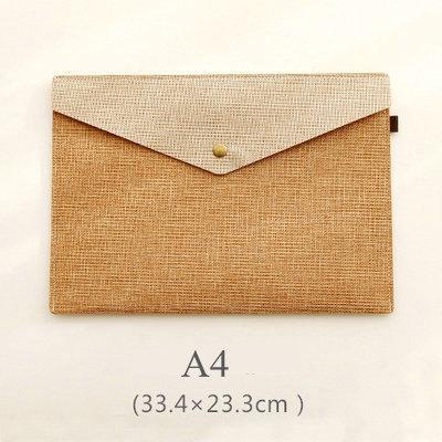 Chemise de classement A4, sac de rangement de fichiers A5, sac de classement de documents