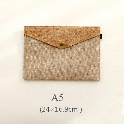 Chemise de classement A4, sac de rangement de fichiers A5, sac de classement de documents