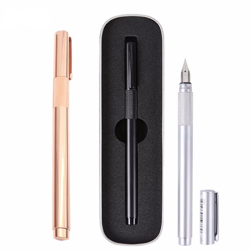 Stylo plume minimaliste en métal