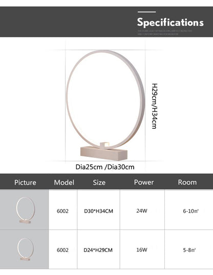 Lampe de table moderne