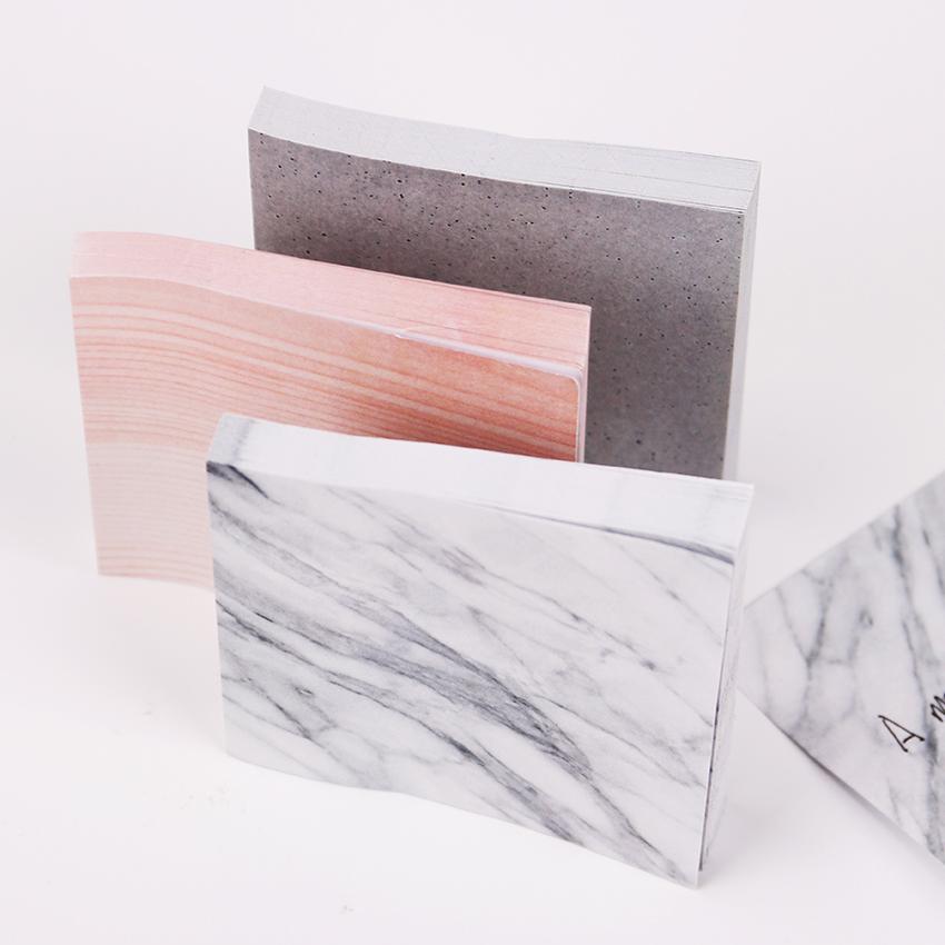 Marble and Cement Colored Sticky Notes