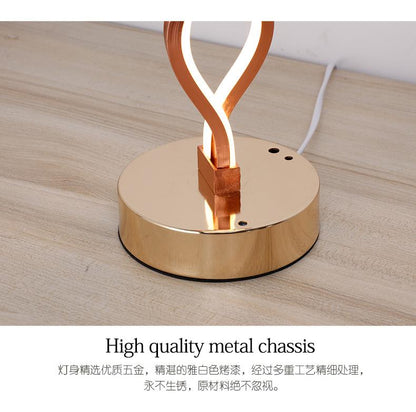 Lampe de table spirale moderne