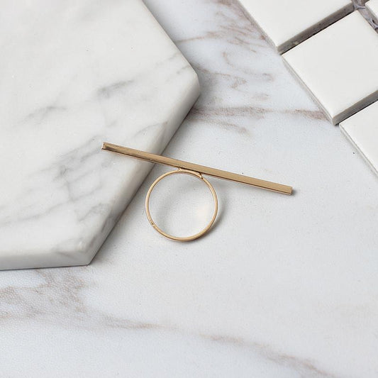 Long Bar Minimalist Ring