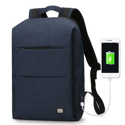 Modern Anti-Theft Water Resistant Backpack with USB Charging Port