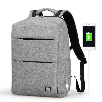 Modern Anti-Theft Water Resistant Backpack with USB Charging Port