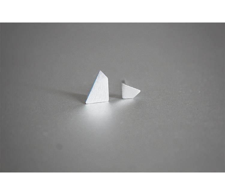 Abstract Polygon Stud Earrings