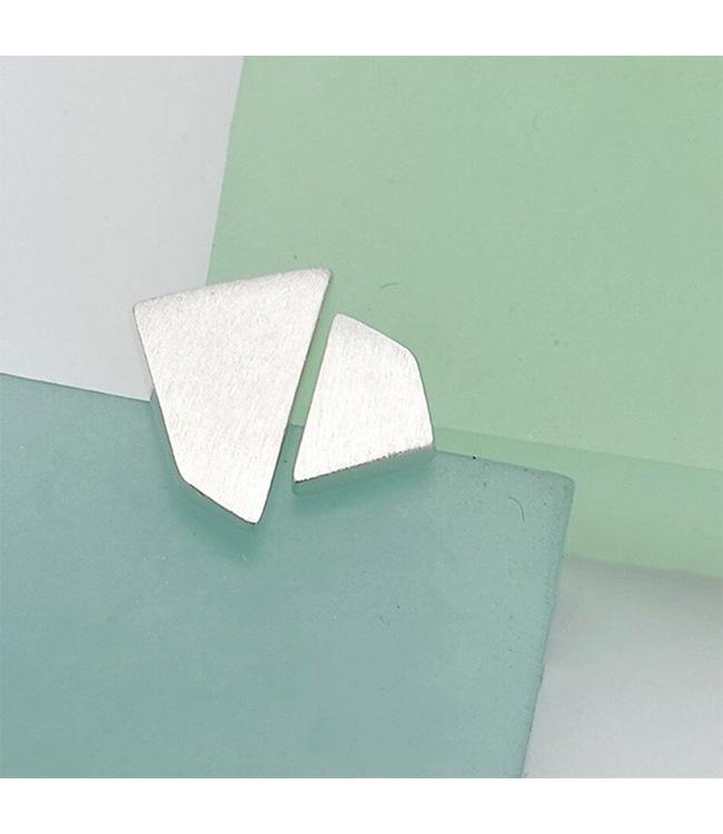 Abstract Polygon Stud Earrings