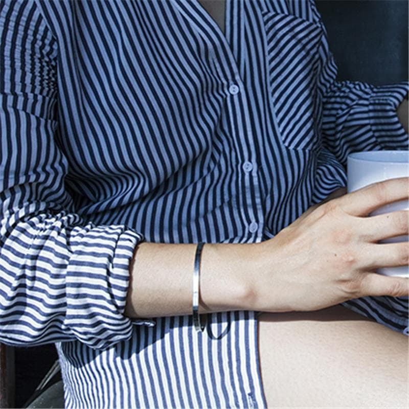 Bracelet simple et minimaliste en cuivre