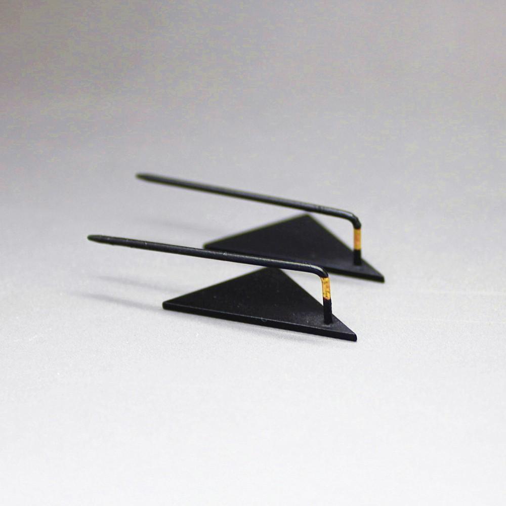 Simple Geometric Triangle Stud Earrings