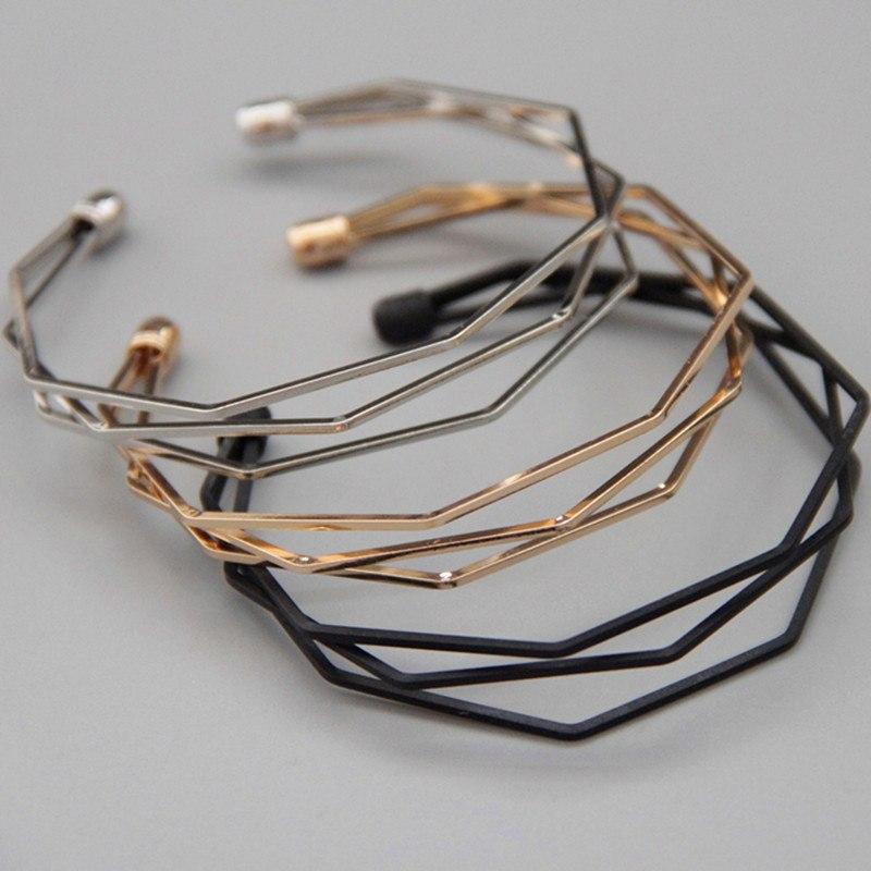 Copper Polygon Bracelet