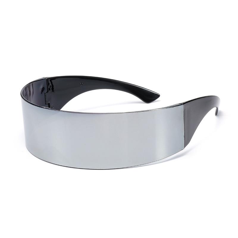 Lunettes de soleil futuristes ultra minimalistes