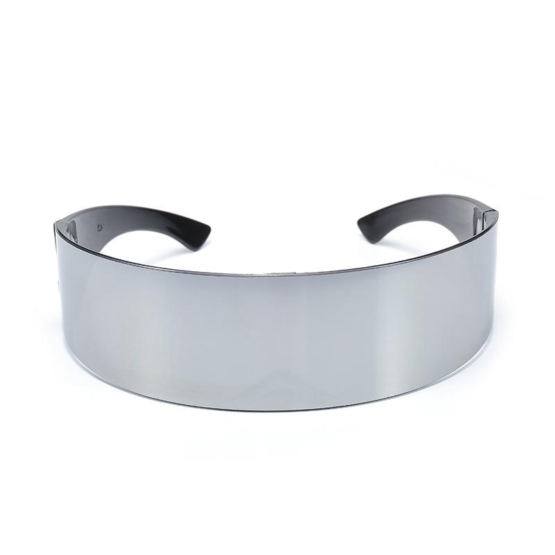 Lunettes de soleil futuristes ultra minimalistes