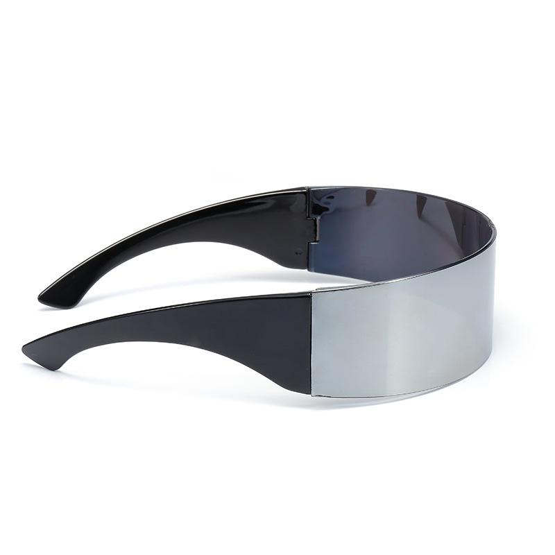 Lunettes de soleil futuristes ultra minimalistes