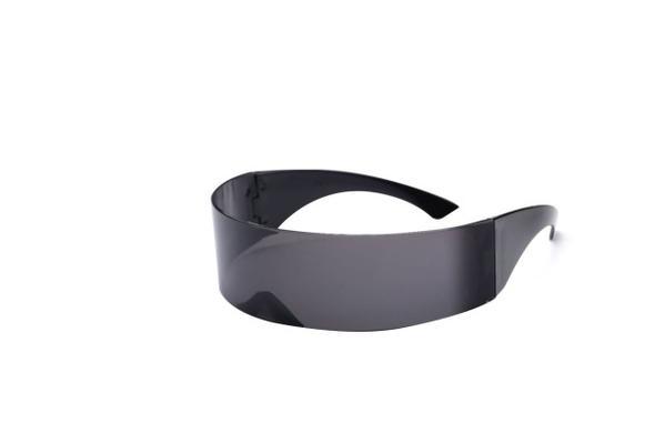 Lunettes de soleil futuristes ultra minimalistes