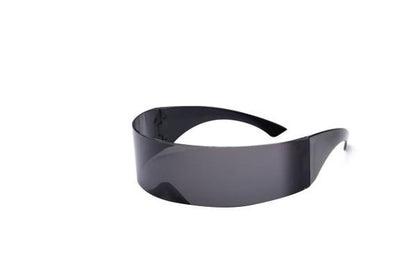 Lunettes de soleil futuristes ultra minimalistes