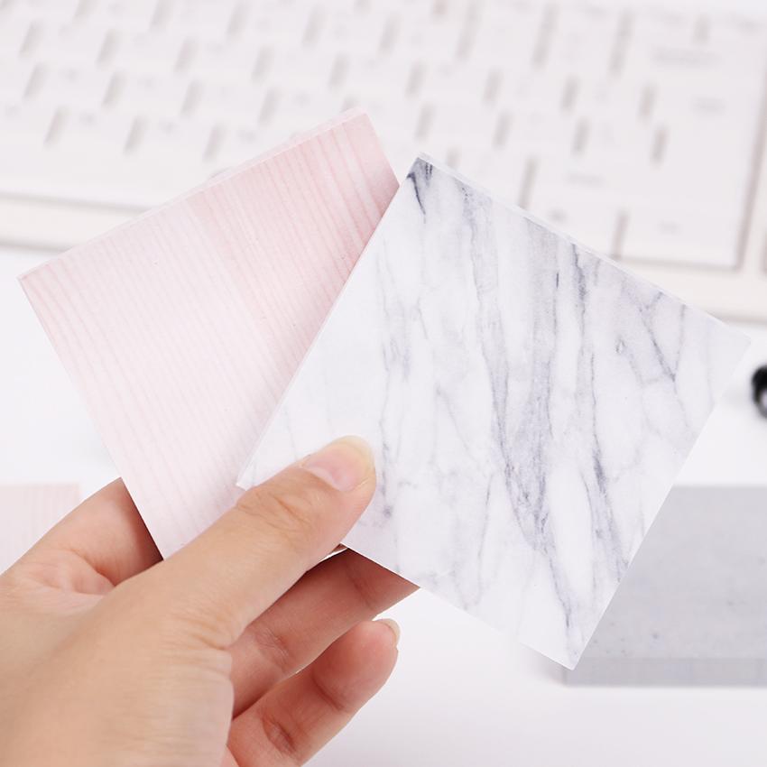 Marble and Cement Colored Sticky Notes