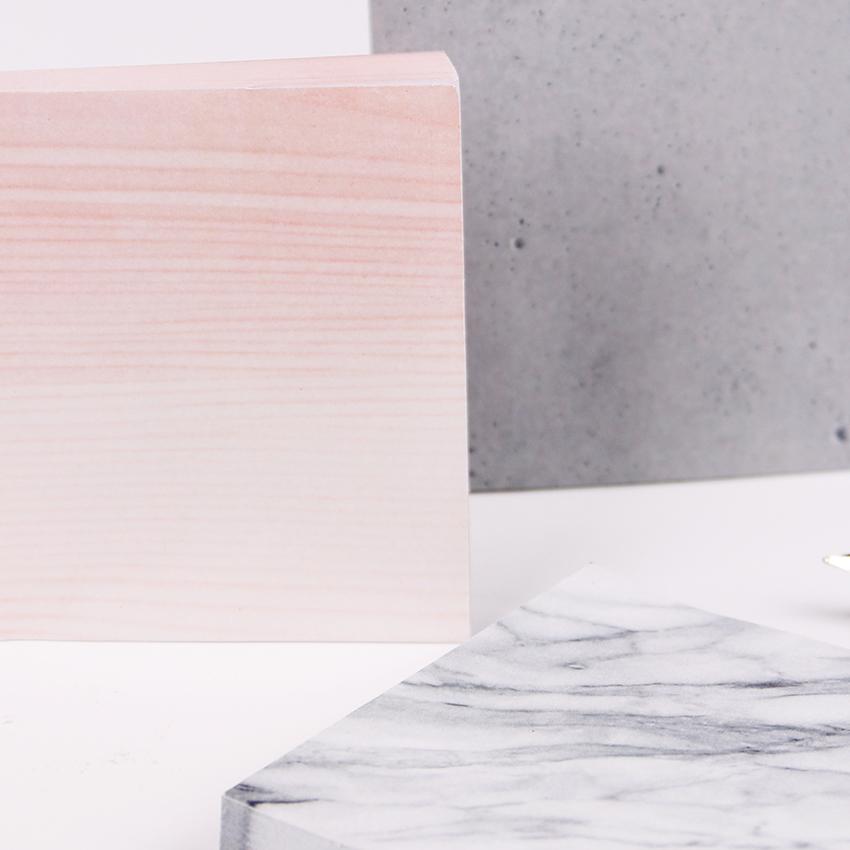 Marble and Cement Colored Sticky Notes