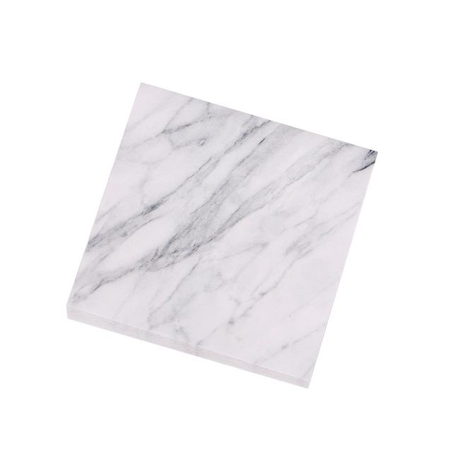 Marble and Cement Colored Sticky Notes