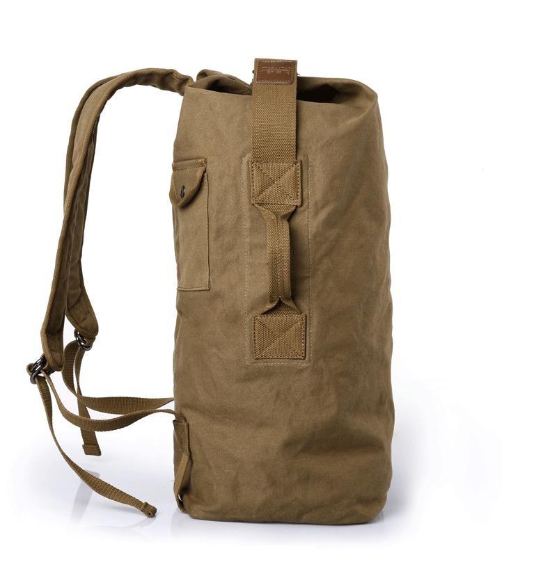 vintage canvas backpack