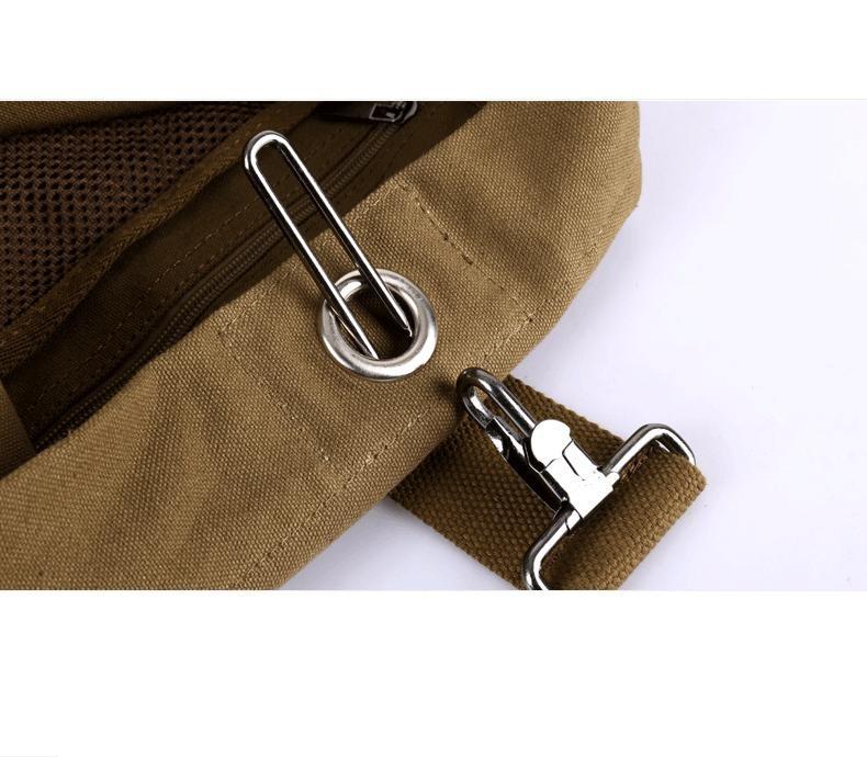 sac à dos en toile vintage