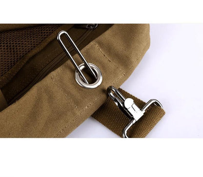 sac à dos en toile vintage