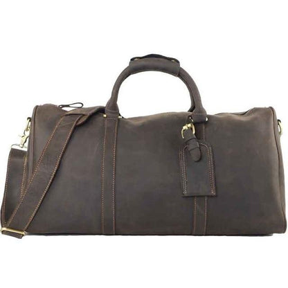 Sac de voyage minimaliste en cuir véritable | Sac de voyage en cuir