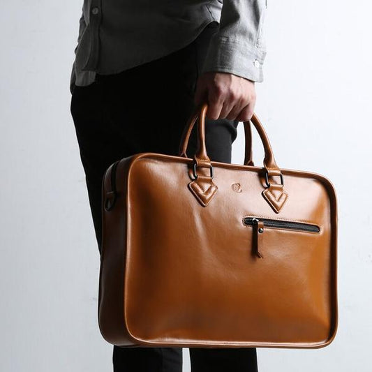 Leather Laptop Messenger Bag