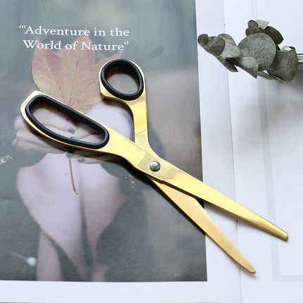 Minimalist Modern Brass Scissors