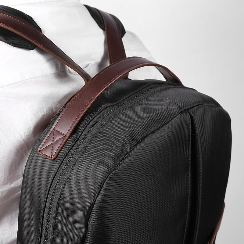 Sac à dos et sac pour ordinateur portable en toile imperméable minimaliste de style urbain