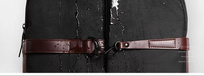 Sac à dos et sac pour ordinateur portable en toile imperméable minimaliste de style urbain