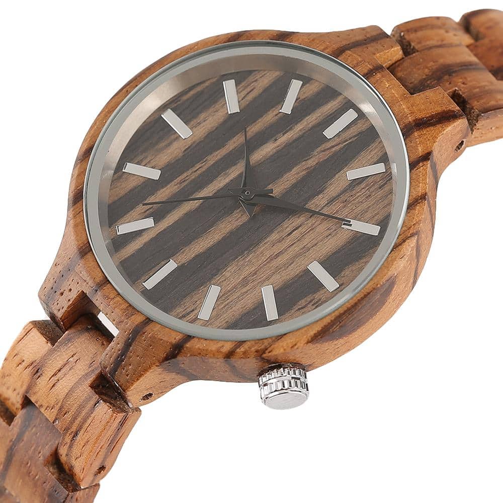 Woman's Nature Wooden Watch