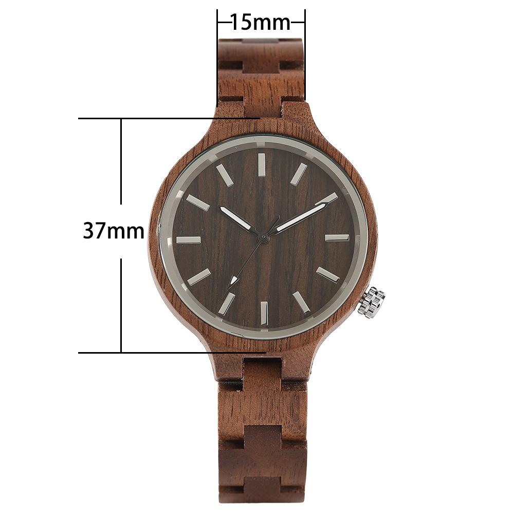 Montre en bois Nature pour femme