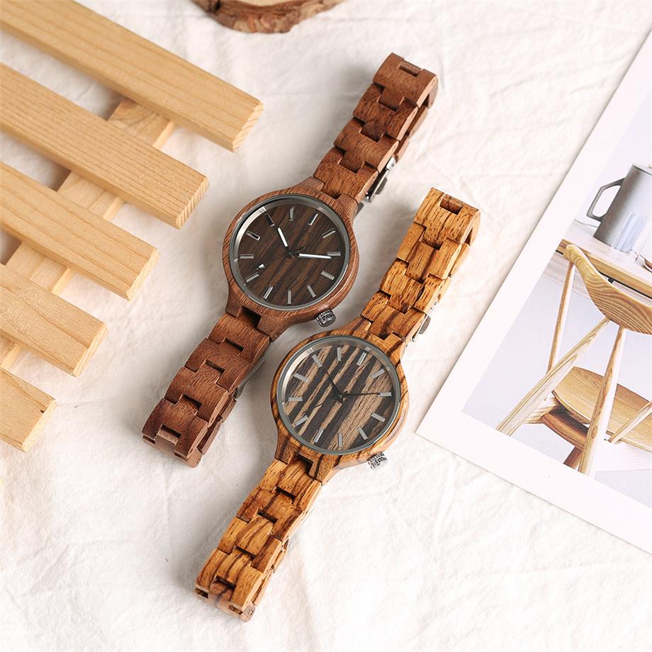 Woman's Nature Wooden Watch