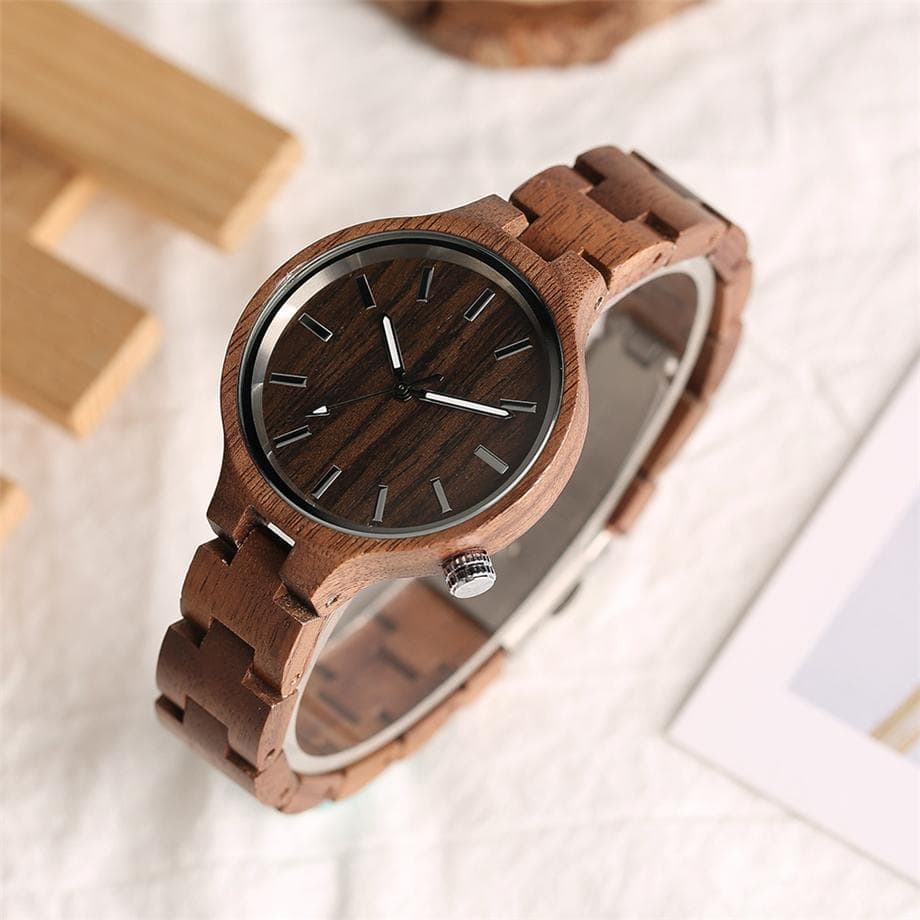 Woman's Nature Wooden Watch