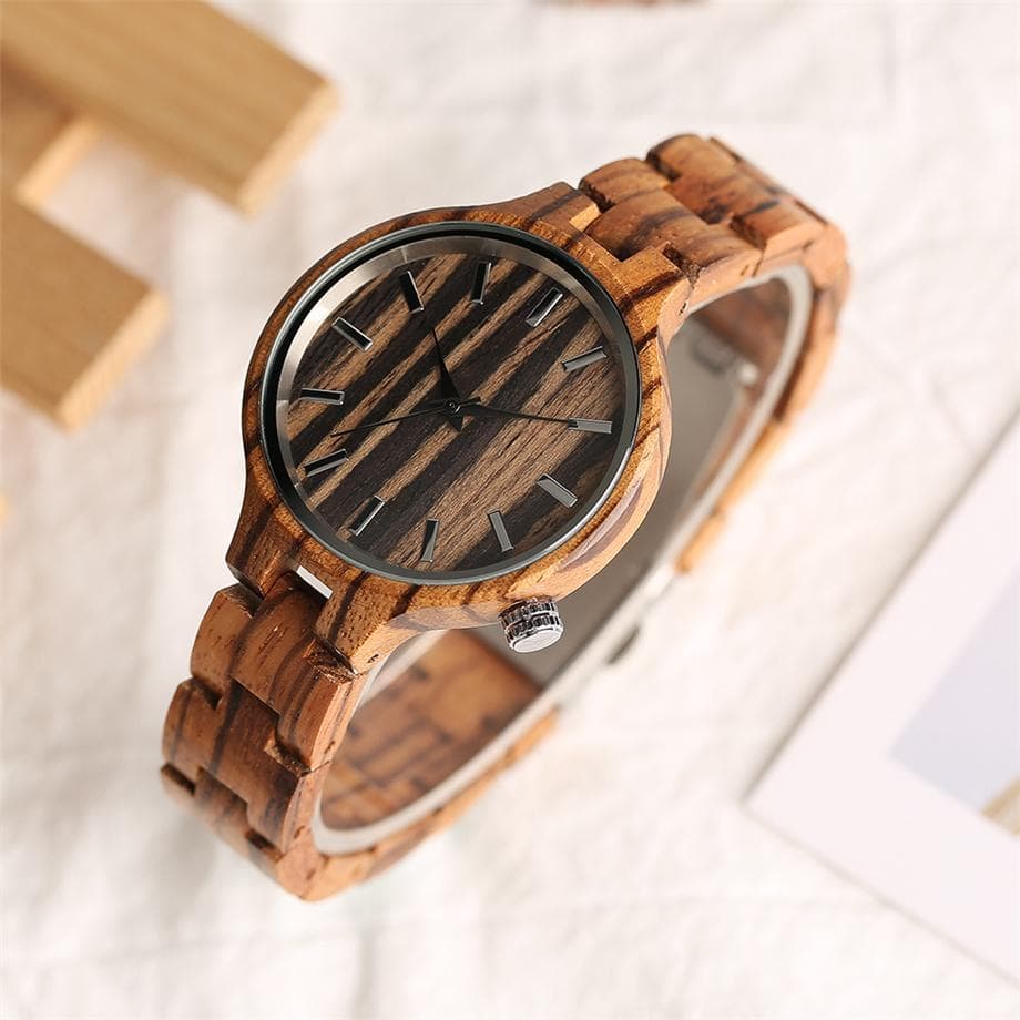 Montre en bois Nature pour femme