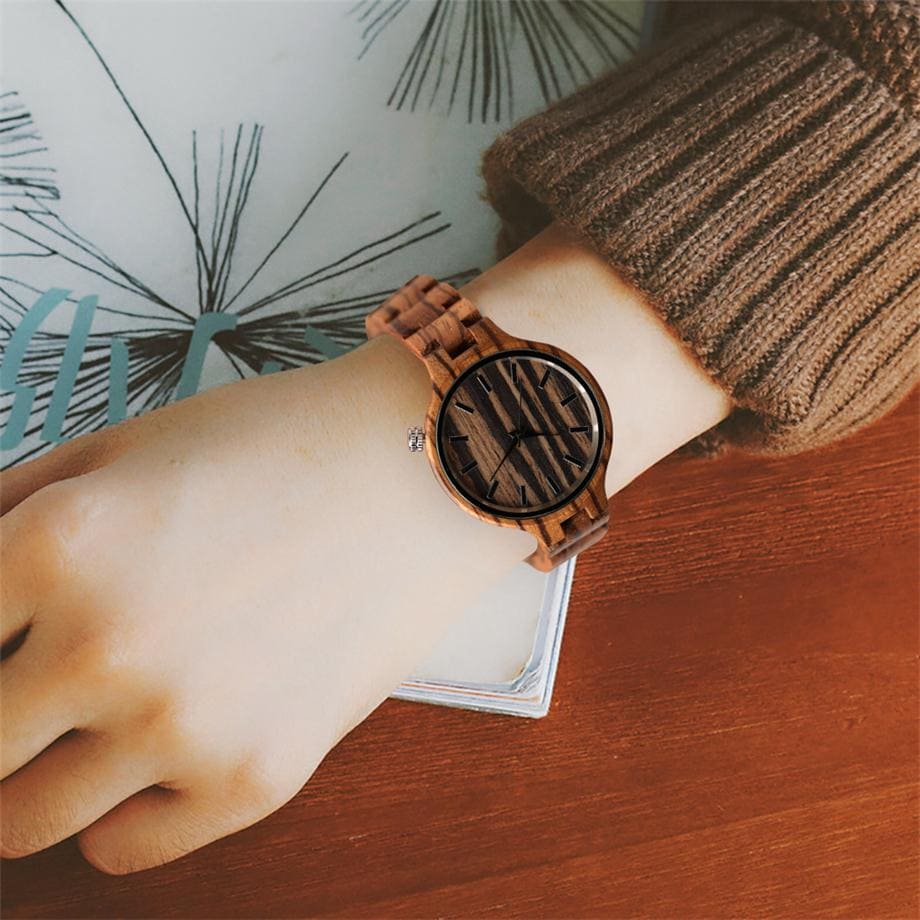 Woman's Nature Wooden Watch