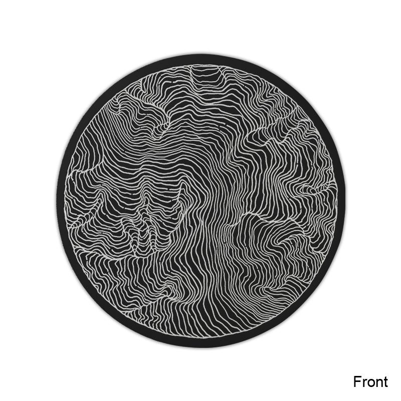 Mouse Pad with Topographic Lines