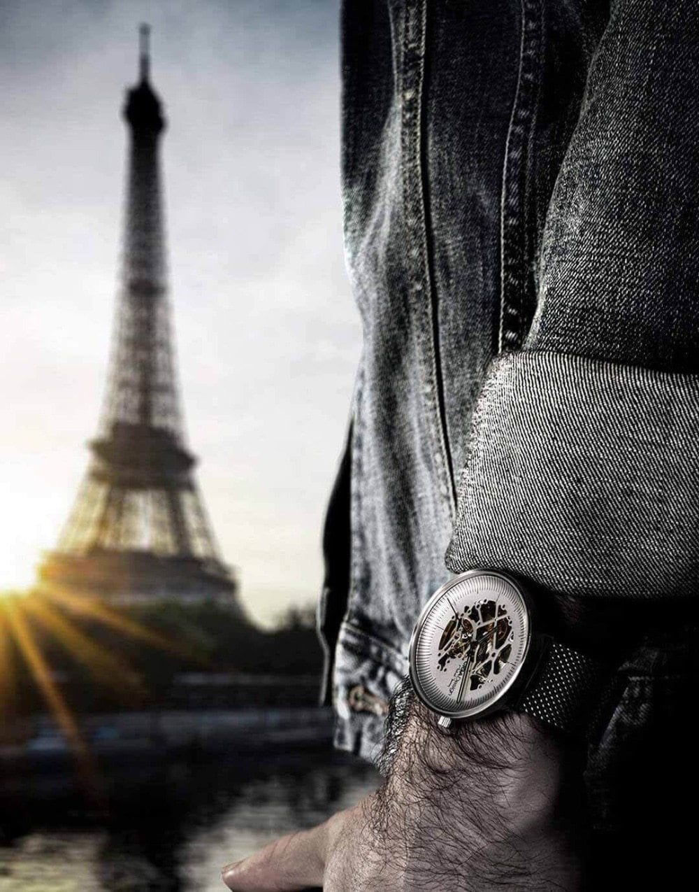 Montre mécanique minimaliste creuse iF Design Gold Award